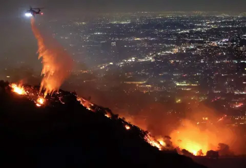 LA Wildfire and water shortage